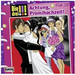 United Soft Media Hörspiel Die drei !!! 28. Achtung, Promihochzeit! (drei Ausrufezeichen)