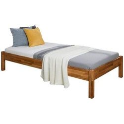 Mid.you Bett , Naturfarben , Holz , Eiche , 100x200 cm , für Rollrost geeignet, für Lattenrost geeignet , Schlafzimmer, Komplette Schlafzimmer und Serien, Schlafzimmerserien