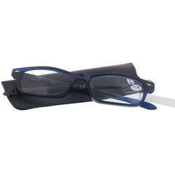 Pharma Glasses Lesebrille dunkel blau + 1.00