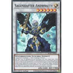 ReCollectibles Sammelkarte YuGiOh Karte Sagenhafter Andwraith deutsch, Yu-Gi-Oh! Karte BLVO-DE044 Super Rare weiß