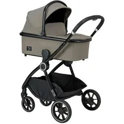 Hartan Kombikinderwagen , Olivgrün , Textil , 62.5x108x86 cm , Feststellbremse, Fußstütze abklappbar, Federung, 5-Punkte-Gurt, für Babyschale geeignet, Sitz umsetzbar, Einhand-Faltmechanismus , Baby on Tour, Kinderwagen, Kombikinderwagen