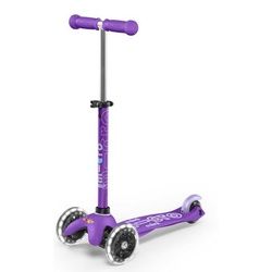 Scooter Mini MICRO DELUXE mit LED Rädern purple - MMD141