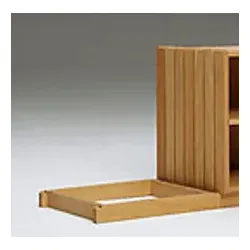 Sockel für Stapelbox braun, 4.3x36.7x30 cm