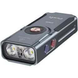 Fenix E06R Taschenlampe (Weißlicht + UV + Laser) – Grau