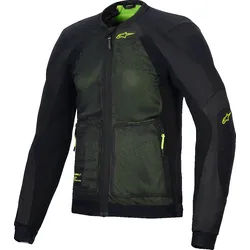 Alpinestars Troop-Air Protektorenjacke, schwarz-gelb, Größe L für Männer