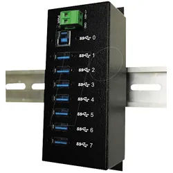EXSYS EX1187HMVS - USB 3.0 HUB mit 7 Ausgängen (für Industrielle Anwendung)