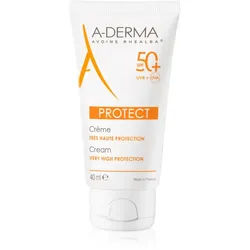 A-Derma Protect Cream schützende Creme für normale und trockene Haut SPF 50+ 40 ml