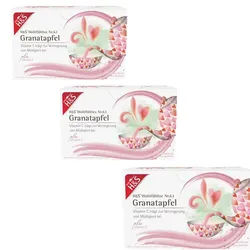H&S Wohlfühltee Granatapfel mit Vitamin C 3er Set 3X20X2 g Filterbeutel