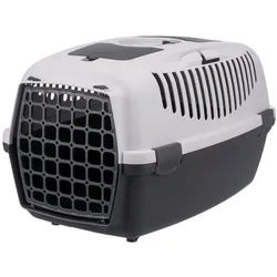 TRIXIE Hunde-Transportbox Trixie Transportbox Capri III - hellgrau/dunkelgrau