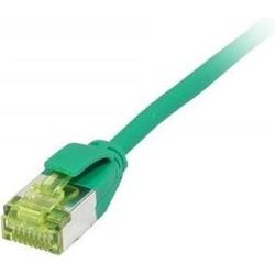 Synergy 21 Patchkabel RJ45, CAT6A 500Mhz, 3m, grün, UFTP, slimline rund d3,8mm, TPELSZHSupe (U/FTP, CAT6a, 3 m), Netzwerkkabel