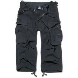 Brandit Industry 3/4 Shorts, schwarz, Größe XL