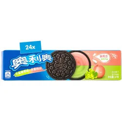 Oreo Crystal Peach & Grape 97 g, 24er Pack