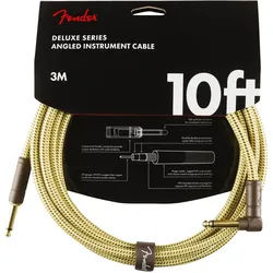Fender Deluxe Series Cable Angled 3m Tweed