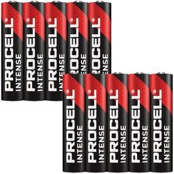 10 Stück Duracell Procell Intense Alkaline AAA Micro LR03 1,5V im Karton, für energieintensive Geräte