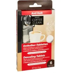 Hagners Coffee Clean Entkalker-Tabletten, für Kaffeevollautomaten, Kaffee-Kapselgeräte und Pad-Systeme, 1 Packung = 6 x 15 g