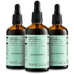 MARISHANTI Johanniskraut Extrakt – alkoholfreie Tropfen, Traditionell verwendete Pflanze (Hypericum perforatum) à 300 ml, – Vegan