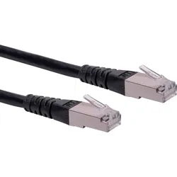 ROLINE 21151335 - Patchkabel Cat.6 S/FTP PIMF schwarz 1 m