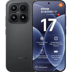 XIAOMI 17 512 GB Black Dual SIM