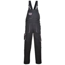 Portwest Arbeitslatzhose TX12 - Portwest Texo Kontrast Latzhose Arbeitshose schwarz XS