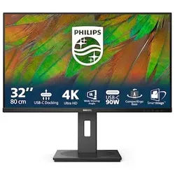 Philips 32B1U3900 80cm (31,5") UHD VA Business Monitor 16:9 HDMI/DP/USB/LAN 60Hz 4ms (MPRT) Sync
