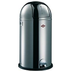 Wesco Treteimer Edelstahl 40 L 75,5 cm (H) Silber