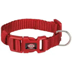 TRIXIE Hunde-Halsband Premium Halsband rot rot Größe: XXS-XS Maße: 15-25 cm / 10 mm