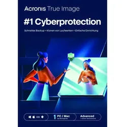 Acronis True Image 2025 Advanced | 5 Geräte / 1 Jahr | Sofortdownload + Produktschlüssel