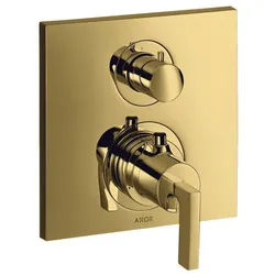 hansgrohe Unterputzarmatur Axor Citterio Thermostat mit Absperrventil Unterputz mit Hebelgriff