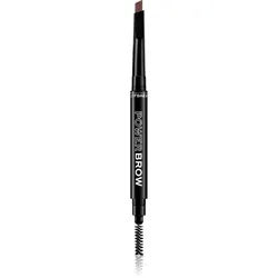 Revolution Relove Power Brow Augenbrauenstift mit Bürste Farbton Dark Brown 0,3 g