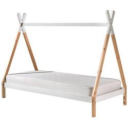 Mid.you Hausbett , Weiß, Kieferfarben , Holz , Kiefer , 90x200 cm , Baby & Kindermöbel, Kinder- & Jugendzimmer, Kinderbetten, Spielbetten
