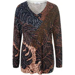 Le pull ligne longue Peter Hahn bleu