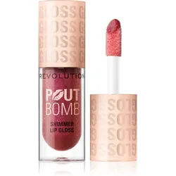 Revolution Shimmer Gloss Glitzer-Lipgloss Farbton Berry Lustre 4.5 ml