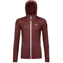Ortovox Fleece Hoody Women - Fleecejacke - winetasting - L