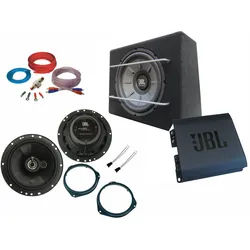 DSX JBL Set für Opel Corsa D 3Wege Lautsprecher Subwoofer Verstärker 1480W Auto-Subwoofer (310.00 W)