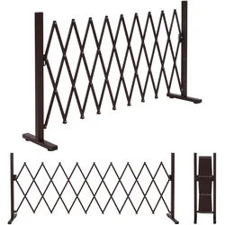 Alu Absperrgitter HWC-K56, Scherengitter Schutzgitter Zaun, ausziehbar schwenkbar Stahl 103x36-265x3