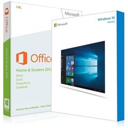 Windows 10 Home + Office 2013 Home & Student + Lizenznummer