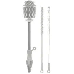 Haakaa Reinigungsbürsten Set 1 St grau