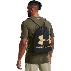 Under Armour Ozsee Sackpack black metallic gold (010) OSFA
