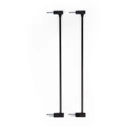 Childhome Türschutzgitter , Schwarz , Metall , 78x13x50 cm , Babysicherheit, Treppenschutzgitter