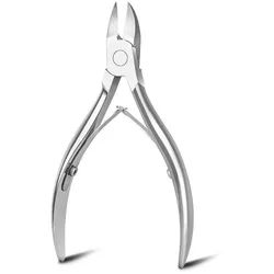 MORRENT Nagelzange Edelstahl Nagelzange für dicke, eingewachsene Nägel, inkl. Tasche., Hoch Edelstahl, Tragbar tasche silberfarben