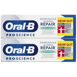 Oral-B Pro-Science Zahnfleisch & -schmelz Repair Extra Frisch Doppelpack Zahncreme 2x75ml 150 ml