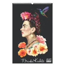 Wandkalender Frida Kahlo Wandkalender 2027 Wandkalender 33x49,5 cm mit ikonischen M weiß