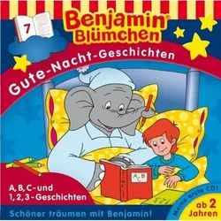 Benjamin Blümchen Gute-Nacht-Geschichten - A, B, C- Und 1, 2, 3-Geschichten - Benjamin Blümchen (Hörbuch)