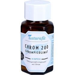 NATURAFIT Chrom 200 Chrompicolinat Kapseln 90 St