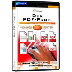 Der PDF-Profi: Eine Software für alles: Komfortabel PDF-Dateien erstellen. Erzeugt 100% Adobe Reader-kompatible PDF-Dokumente. Für Windows NT, 2000, XP