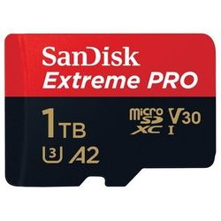 SanDisk Extreme Pro micro SDXC UHS-I, U3, V30, A2, C10+ SD Adapter 1 TB 200 MB/s