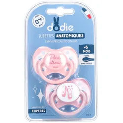 dodie® Duo Schnuller +6 Monate Motiv Duo (Farbe nicht wählbar)