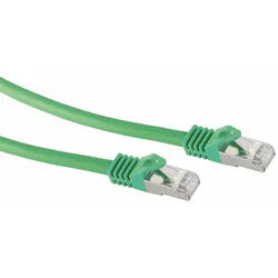 S-IMPULS RJ45 Patchkabel S/FTP (PIMF), m. CAT.7 Rohkabel, 20 m, grün