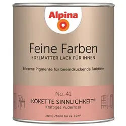 ALPINA Buntlack »Feine Farben«, 0,75 l, puderrosa - rot
