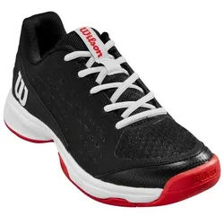 Wilson Rush Pro L Allcourt 2024 schwarz/rot Kinder Tennisschuh schwarz 37 EU